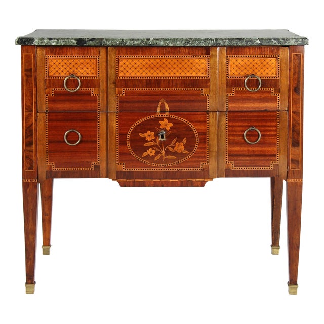 Louis XVI Marquetry Chest For Sale