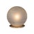 Vintage Italian Hand-Blown Frosted Murano Glass Globe Table Lamp, 1980 For Sale - Image 14 of 14