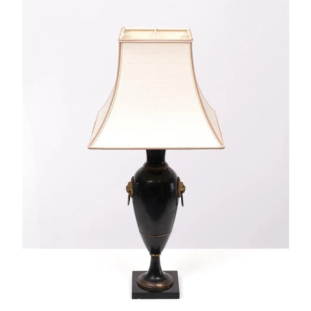 Black Classic Metal Desk Lamp, USA, 1958 For Sale - Image 8 of 8