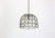 1 of 16 minimalist iron and clear glass pendant light manufactured by limburg glashutte, germany, circa 1960-1969. Heavy...