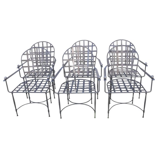 1950 S Mario Papperzini For John Salterini Patio Chairs Set Of 6