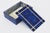 Gemstone Mid Century Modern Lapis Lazuli, Silver Inlay and Quartz Stone Box, 1950's For Sale - Image 7 of 13