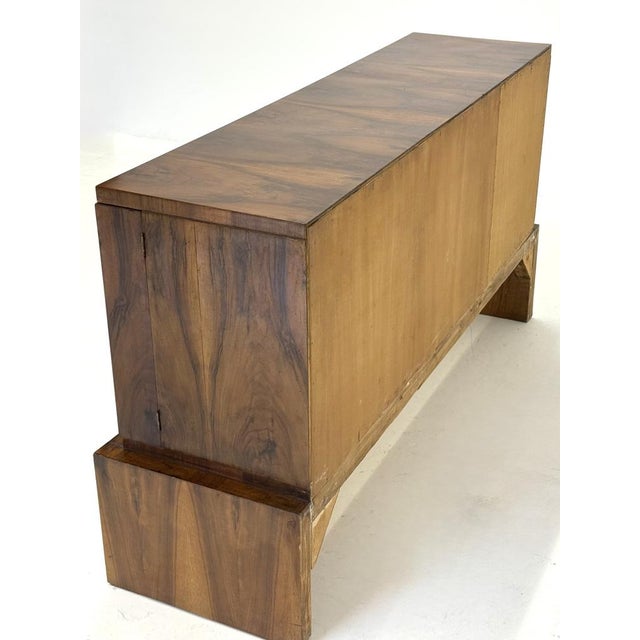 Italian Art Deco Walnut Sideboard, 1950s For Sale - Image 10 of 18