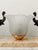 Art Deco Night Light with Bronze and Marble Elephants, 1930s For Sale - Image 3 of 8