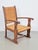 Brutalist Modern Dutch Brutalist Armchair in Rush and Oak, 1950s For Sale - Image 3 of 13