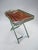 Vintage Folding Side Table with Removable Tray, 1970s For Sale - Image 4 of 10