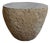 Rustic Vintage Outdoor Boulder Stool Side Table For Sale