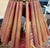Antique Asian Red Cinnabar Lamp With Original Paper Pleated Shade For Sale - Image 11 of 12