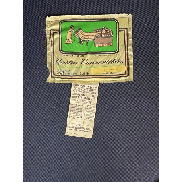 Pair of Mid-Century Rolling Swivel Lounge / Slipper Chairs, Baughman Style For Sale - Image 11 of 17