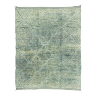 Luxurious Hand-Knotted Wool Rug by Azele Studio For Sale