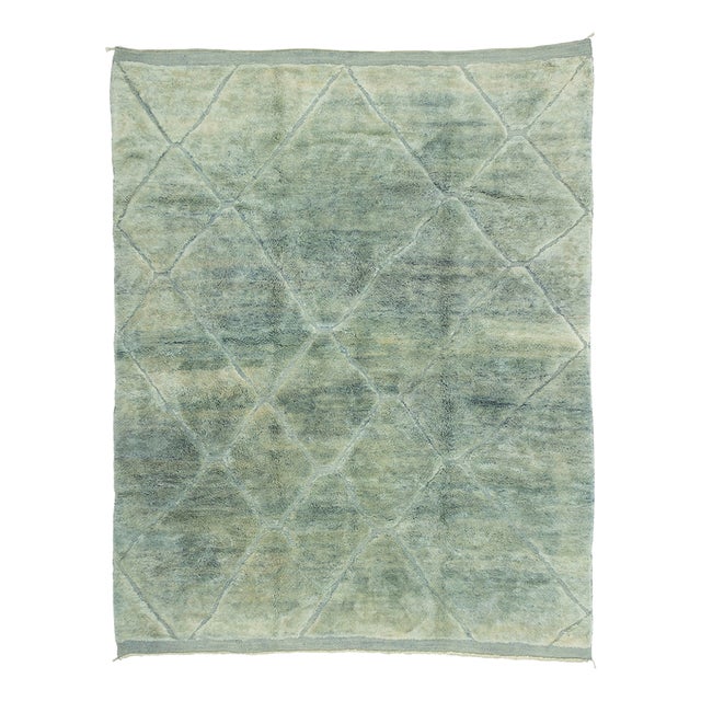 Luxurious Hand-Knotted Wool Rug by Azele Studio For Sale
