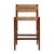 2020s Valencia 25 in. Seat Height Woven Counter Stool with Back, Banana Leaf For Sale - Image 5 of 9
