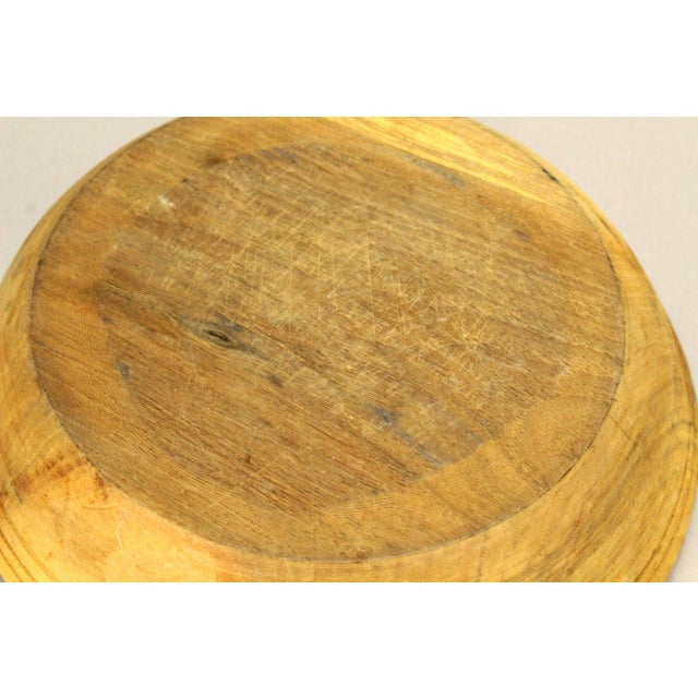Early 19th Century Treen Ware Turned Wood Bowl For Sale - Image 9 of 9
