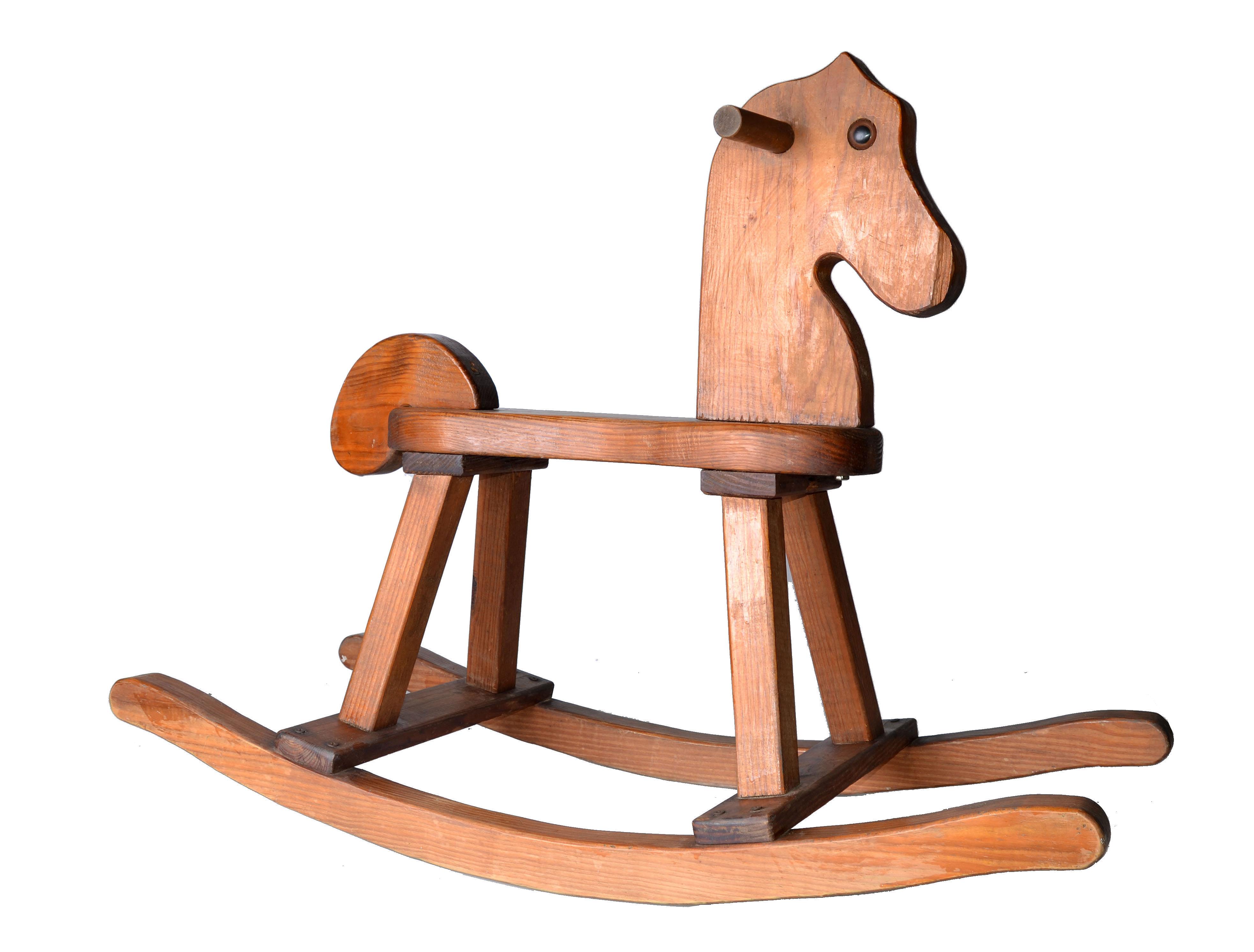 mid century rocking horse