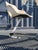 Space Age Chrome, Glass and White Leather Dining Room Set by Euro Steel, 1970s, Set of 5 For Sale - Image 15 of 18