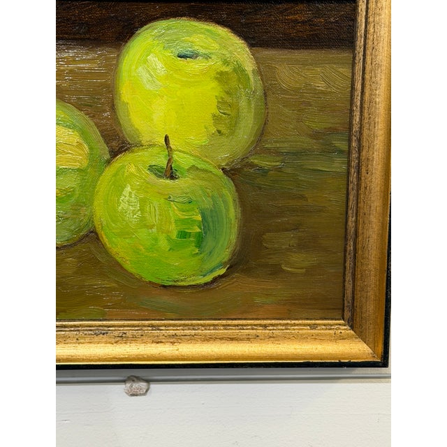 2020s 21st Century Original Painting "Green Apples" For Sale - Image 5 of 7