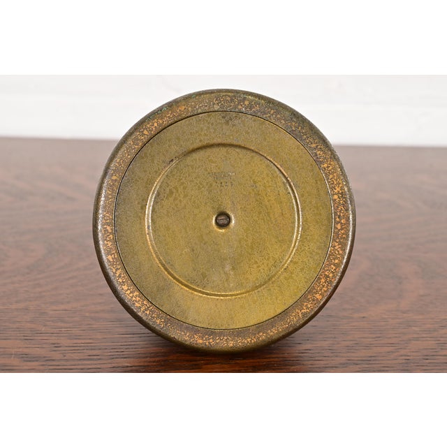 Tiffany Studios New York Greek Key Bronze Inkwell For Sale - Image 12 of 15