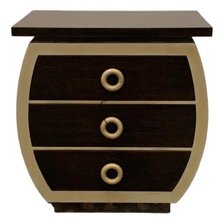 Art Deco Style Lacquered Chest of Drawers from Lam Lee Group, 1990s For Sale