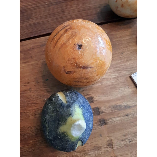 Italian Italian Unpolished Stone Fruit 12 Pc For Sale - Image 3 of 12