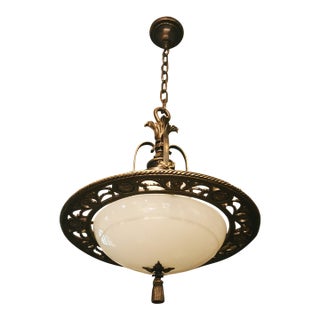 1920s Attributed to Beardslee Chandelier For Sale