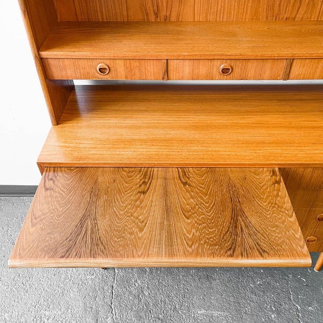 Swedish Teak Secretaire Cupboard, 1960s For Sale - Image 16 of 18