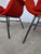 Mid-Century Red Fabric Armchairs in style of Alvin Lustig, 1970s, Set of 2 For Sale - Image 15 of 18
