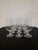 15 Murat Glasses by Lalique France Refined glasses with a bowl made of the finest crystal. Column-shaped stem in frosted...