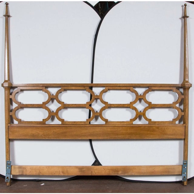 1960s Vintage Hollywood Regency Headboard For Sale - Image 15 of 17