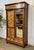 Brown 20th Century Art Nouveau Wardrobe in Pitch Pine and Speckled Maple Burl For Sale - Image 8 of 18