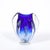 Modernist Hand-Blown Art Glass Vase in Cobalt & Ultramarine Signed Will Dexter For Sale In New York - Image 6 of 15