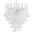 A great classic of italian vintage design and at the same time a magnificent contemporary glass chandelier in murano mid-...