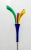Fireworks is a blown glass floor lamp Murano Barovier and Toso. The arms can adjust the positions, Italian, 90s. A dimmer...
