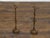 19th-Century English Bronze Andirons with Gothic Details and Heart Finials For Sale - Image 9 of 12