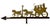 Mid 20th Century American 1940s Iron Weathervane Top With a “Coach and Horses” Theme For Sale - Image 5 of 7