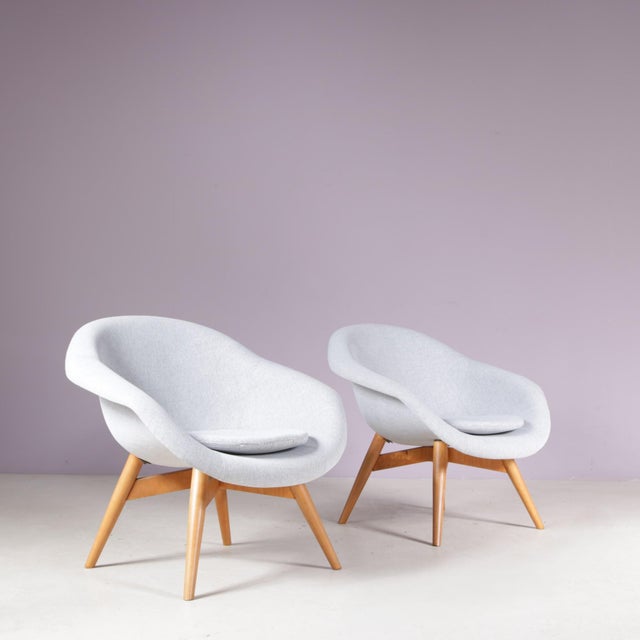 Easy Chairs by Frantisek Jirak Tjech, 1950s, Set of 2 For Sale - Image 9 of 10