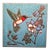Vintage Cleo Teissedre Original Design Ceramic Tile Trivet Coaster Wall Decor Artist Signed Hummingbird For Sale