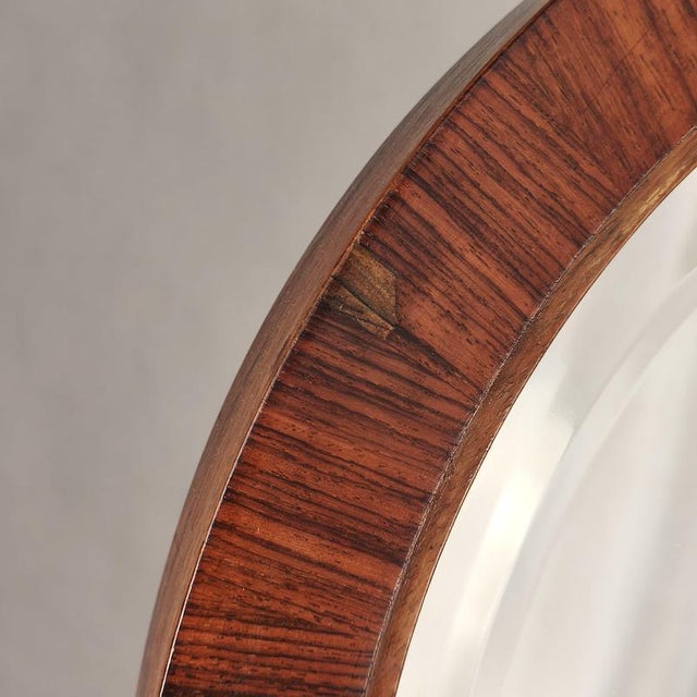 Brown Art Deco Dressing Table with Mirror, 1930s For Sale - Image 8 of 9