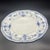 Vintage Mid-Century Modern Royal Copenhagen Blue Fjord Blue Fluted Oval Serving Bowl W Underplate For Sale - Image 9 of 9