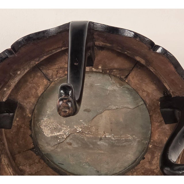 Chinese Lacquer and Green Stone Table, 19th Century For Sale - Image 9 of 9