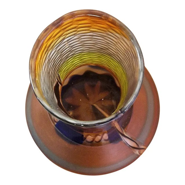 Murano Glass Vase, 1980s For Sale - Image 9 of 10