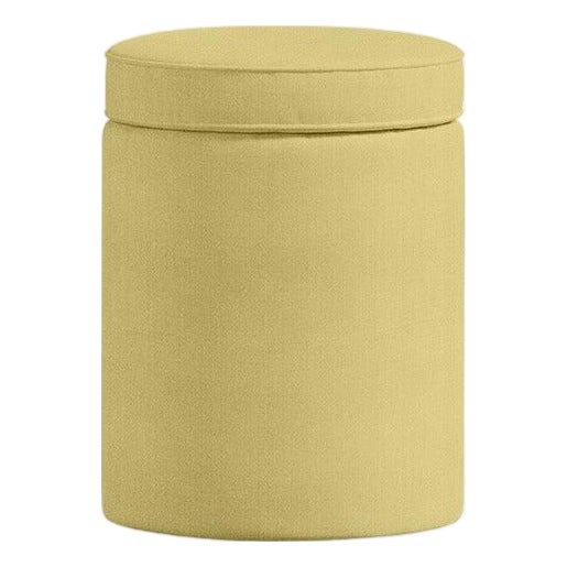 Ochre Aurora Ottoman by Ceraudo For Sale