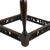 Signed F. W. Tyler Hand-Carved Wooden Stool Dated 1943 With Pierced Openwork Panels For Sale - Image 9 of 9