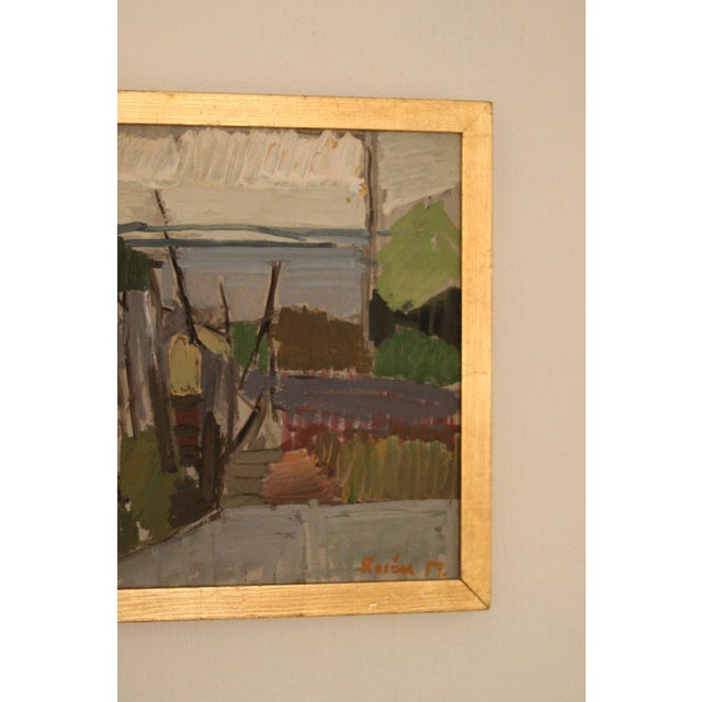 Sven Olof Rosén, View, 1950s, Oil on Panel, Framed For Sale - Image 8 of 16