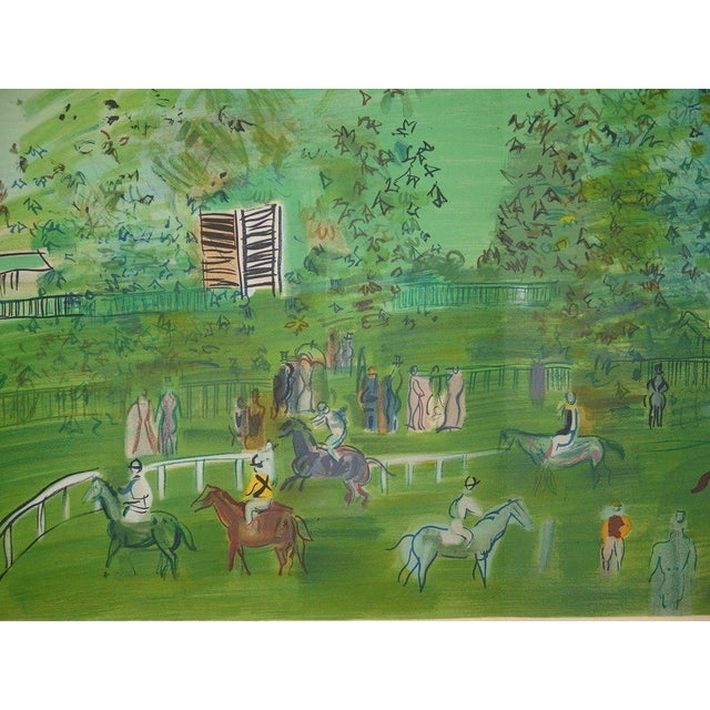 Raoul Dufy, Horses at Ascot Racecourse, Lithograph For Sale - Image 4 of 4