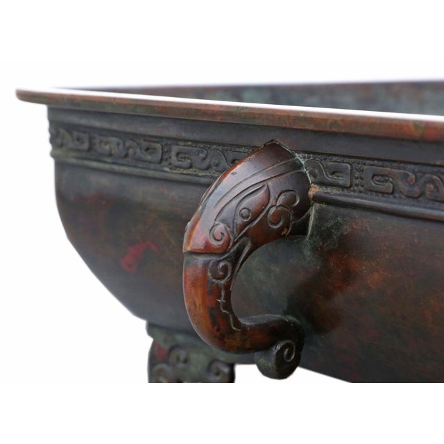 Antique Japanese Suiban Ikebana Jardinere, 1880s For Sale - Image 6 of 10