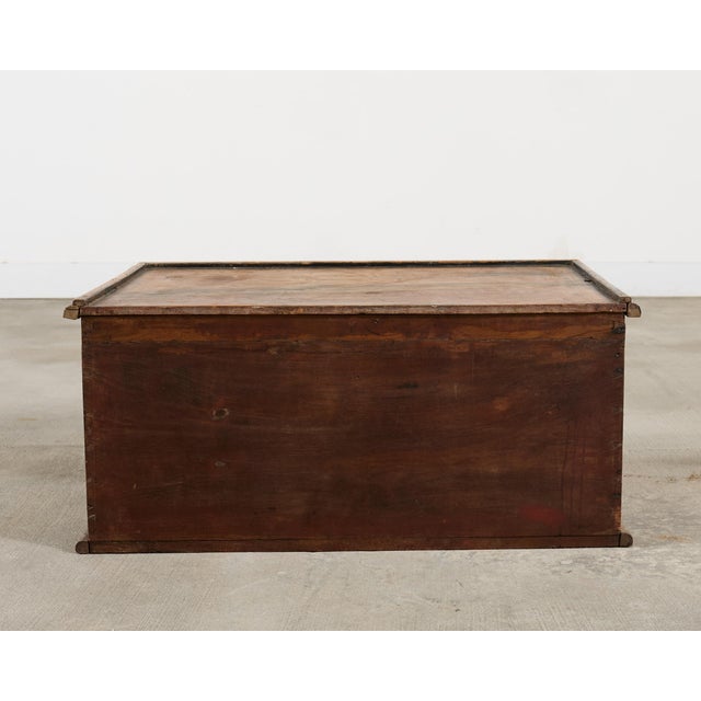 19th Century Burmese Lacquered Wooden Buddhist Trunk or Chest For Sale - Image 17 of 18