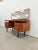 Authentic vintage mid century modern teak dressing table / vanity / desk with mirror. "Fresco" series designed by Victor...