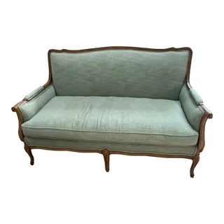 Mid 20th Century Vintage Country French Loveseat For Sale