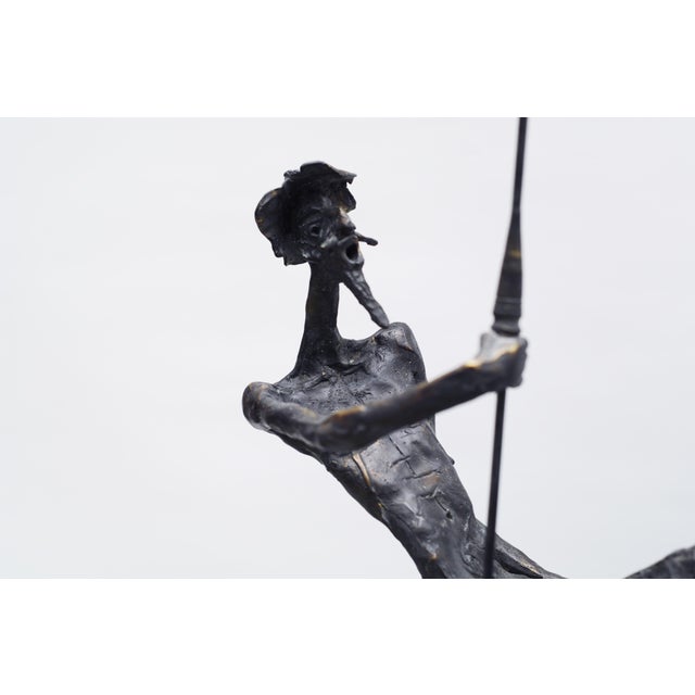 Gyunay Aliev, Don Quixote, Bronze For Sale - Image 3 of 6