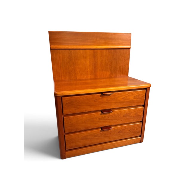 Vintage Cherry Wood Chest of Drawers from Hülsta, 1980, Set of 2 For Sale - Image 6 of 13